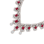 Diamond and Emerald Accent Necklace