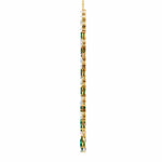 Diamond and Emerald Accent Necklace