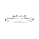 Four-Stone Lab Grown Diamond Bangle