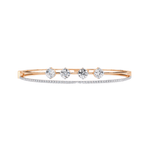 Four-Stone Lab Grown Diamond Bangle