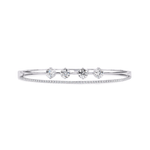 Four-Stone Lab Grown Diamond Bangle