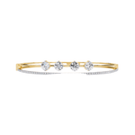 Four-Stone Lab Grown Diamond Bangle
