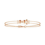 Stylish Diamond Chain Bracelet