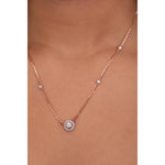 Diamond Bezel Necklace