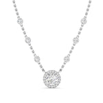 Diamond Bezel Necklace