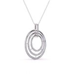 Diamond Circlet Chain Pendant