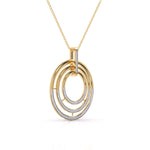 Diamond Circlet Chain Pendant