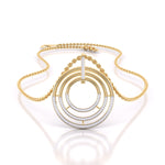 Diamond Circlet Chain Pendant
