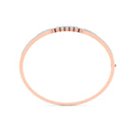 Stacked Cluster Diamond Bangle