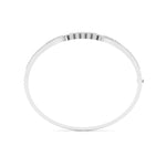 Stacked Cluster Diamond Bangle