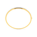 Stacked Cluster Diamond Bangle