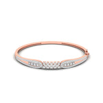 Stacked Cluster Diamond Bangle