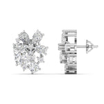 Diamond Cluster Earrings