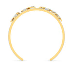 Diamond Embellished Gold Bracelet