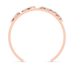 Diamond Embellished Gold Bracelet