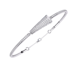 Elegance Arrowhead Diamond Bangle