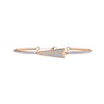 Elegance Arrowhead Diamond Bangle