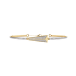 Elegance Arrowhead Diamond Bangle