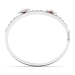 Floral Diamond Bangle