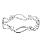 Eternal Bloom Floral Diamond Bangle