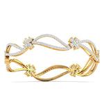 Eternal Bloom Floral Diamond Bangle