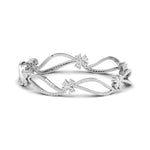 Eternal Bloom Floral Diamond Bangle
