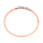 Marquise & Round Diamond Cluster Bangle