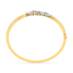 Marquise & Round Diamond Cluster Bangle