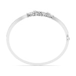 Marquise & Round Diamond Cluster Bangle