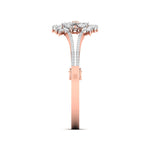 Marquise & Round Diamond Cluster Bangle