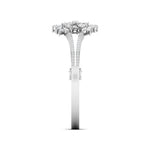 Marquise & Round Diamond Cluster Bangle