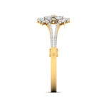 Marquise & Round Diamond Cluster Bangle