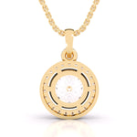 Diamond Halo Pendant