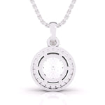 Diamond Halo Pendant