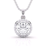 Diamond Halo Pendant