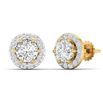 0.75 Carat Diamond Studs With Halo