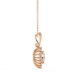 Solitaire Diamond Heart Pendant