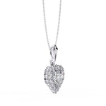 Solitaire Diamond Heart Pendant