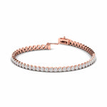 Diamond Heart Tennis Bracelet