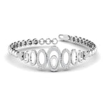 Diamond Oval Bracelet