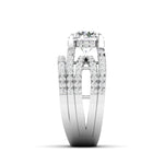 1.5 Carat Diamond Ring with Geometric Design