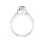 1.5 Carat Diamond Ring with Geometric Design