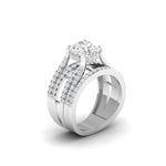 1.5 Carat Diamond Ring with Geometric Design