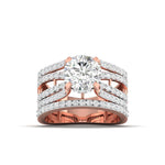 1.5 Carat Diamond Ring with Geometric Design