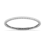 Minimalist Bezel Set Diamond Bangle