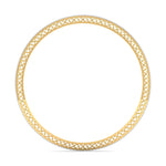 Minimalist Bezel Set Diamond Bangle