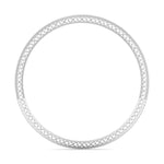 Minimalist Bezel Set Diamond Bangle