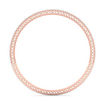 Minimalist Bezel Set Diamond Bangle
