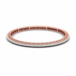 Minimalist Bezel Set Diamond Bangle