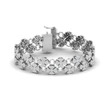 Clover Diamond Chain Bracelet